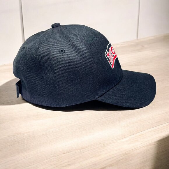 TacoZone Black Baseball Cap Hat Adjustable Strap - Picture 2 of 6